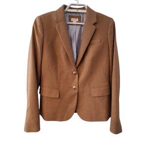 J. Crew Factory Women's Camel Brown Blazer